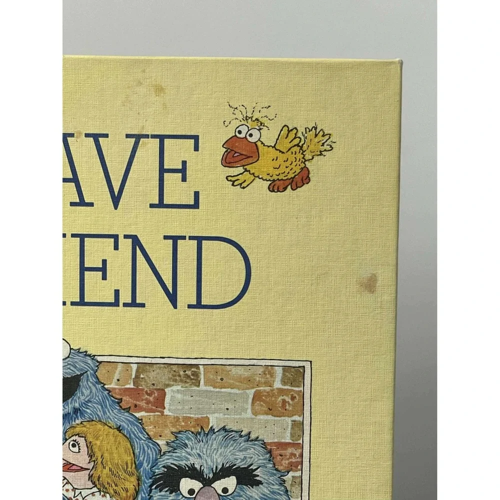 Sesame Street‎ I Have A Friend Book Jim Henson Muppets 1981 vintage